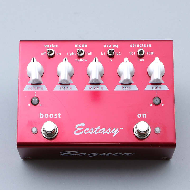 Bogner Ecstasy Red Overdrive Guitar Effects Pedal P-23566 | Reverb