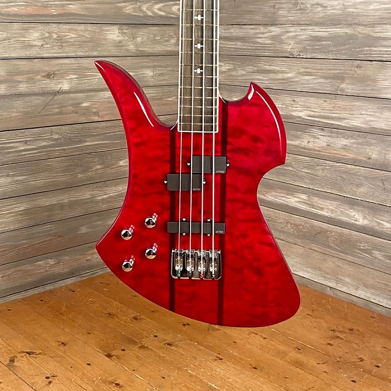 B.C. Rich Mockingbird Red 1983 LEFTY – Chicago Music Exchange