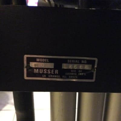 Musser  M51 portable Kelon 3.5 octave Black image 6