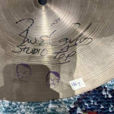 Zildjian Bun E. Carlos, Cheap Trick, 14" New Beat Hi Hat Set, Used in Studio, Signed! (#HH 7, 8, 9) 2006 image 5
