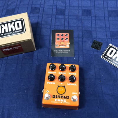 OKKO Pedals Diablo Plus Dynamic Overdrive Guitar Effect Pedal in Original Box image 1