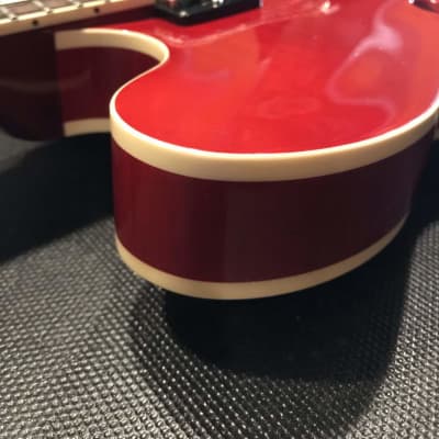 Guitarra de caja Tokai ES-198-B7-SR Roja image 5