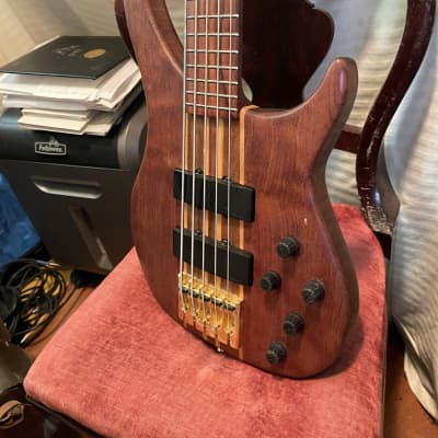 peavey  cirrus 5 string bass guitar walnut image 6