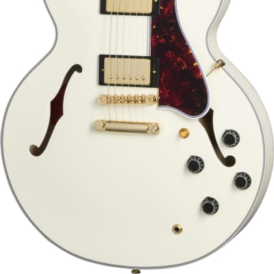 Epiphone Inspired by Gibson Custom 1959 ES-355 Classic White w/case