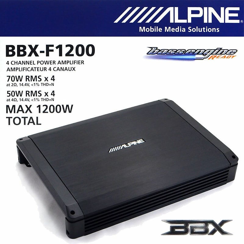 Amplificatore Auto AlpineBBX-T600 – Max 300W