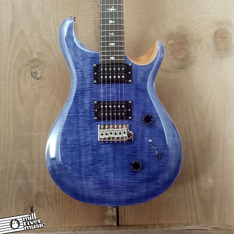 Paul Reed Smith PRS SE Custom 24 Electric Guitar Faded Blue w/Bag