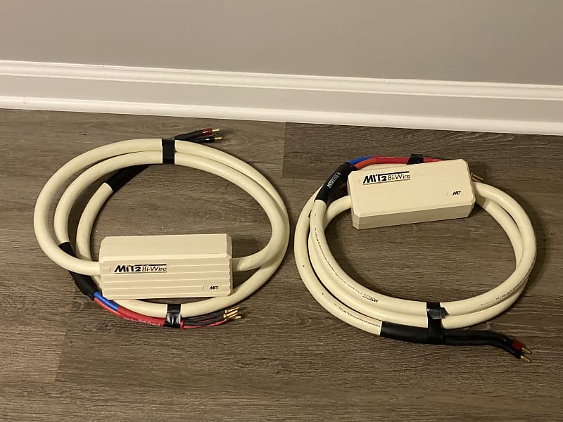 MIT Terminator 2 Bi-Wire (2) 8ft Interface Speaker Cable  			