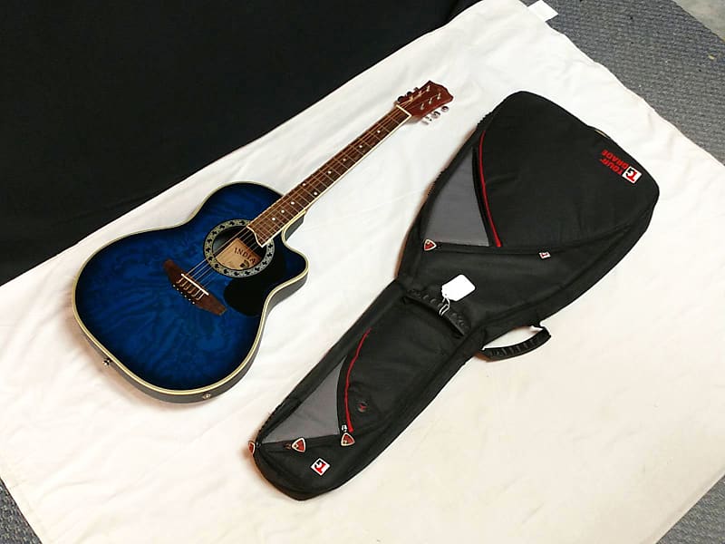 INDIANA Shannondale acoustic electric cutaway GUITAR Blue w/ BAG - SRB-BLS image 1