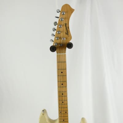 Used Harmony H80T 80S ELECTRIC GUITAR BEIGE Electric Guitars White image 3