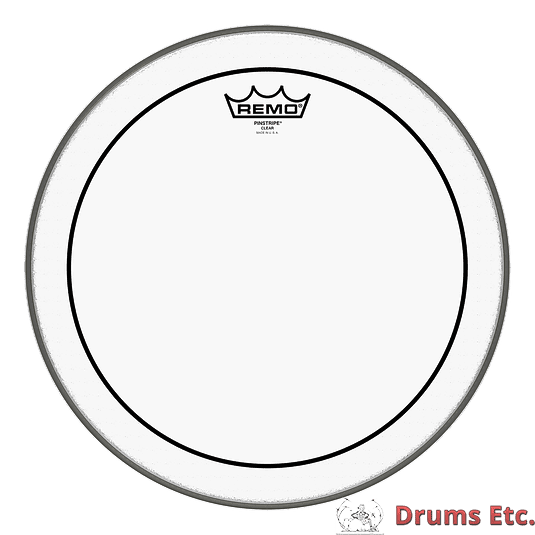 Remo 16" Pinstripe Clear Drum Head PS-0316-00 image 1