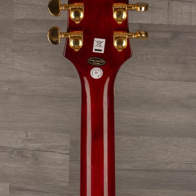 Epiphone Alex Lifeson Les Paul Custom Axcess Quilt - Ruby (Incl. Hard Case) image 8