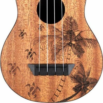 Oscar Schmidt OUNTURTLE Basswood Top Nature Series Soprano Ukulele