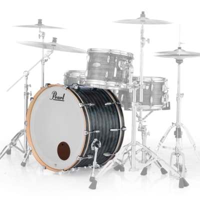 Pearl Session Studio Select 24"x14" Bass Drum, #762 Molten Matte Black image 1