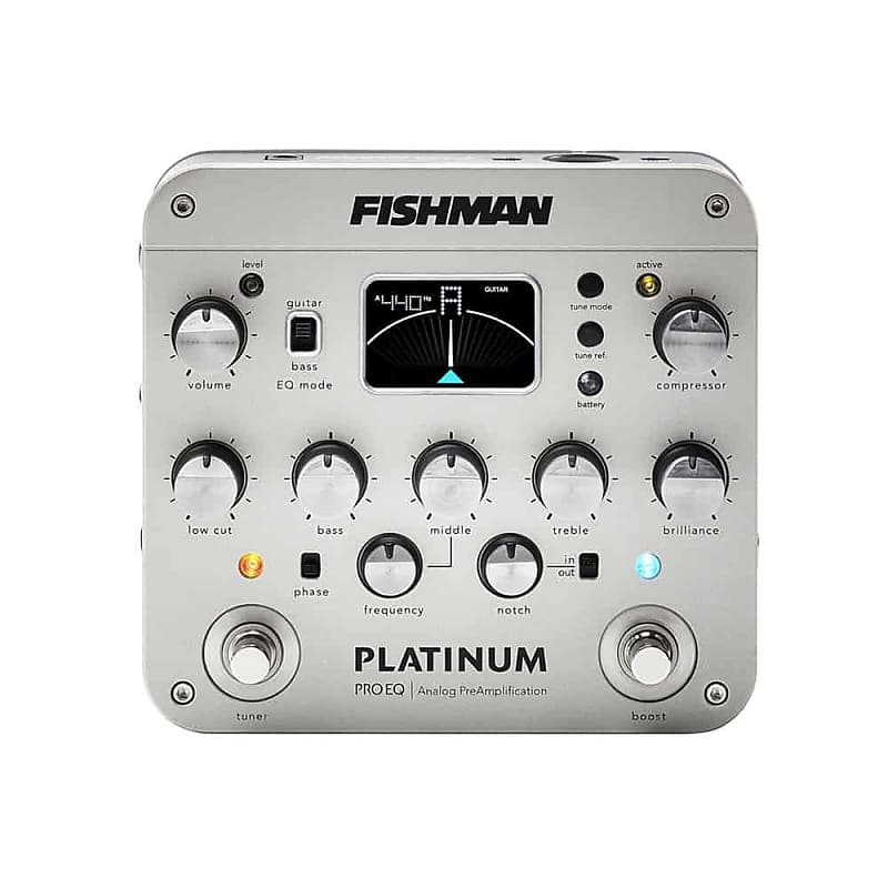 ベース FISHMAN PRO-EQ PLATINUM BASS FISHMAN】フィッシュマン『ベース用プリアンプ』PRO-EQ Platinum