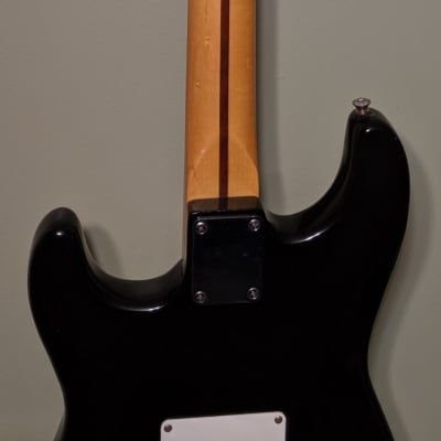 Squier By Fender Stratocaster 1993 HSS Black W New Gigbag. Made In Korea, MIK - VN Serial Number. Frets Leveled. image 6