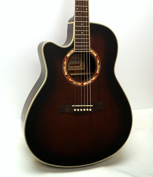 Ibanez left handed acoustic electric sales guitar