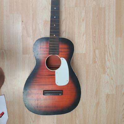 Vintage Harmony Stella 1960s Acoustic Guitar. 3/4 Size, Kid's. image 1