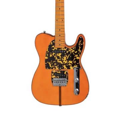 Eastwood Artist Series Mad Cat Flame Maple Top Ash Body Maple Neck 6-String Electric Guitar w/Premium Soft Case image 4