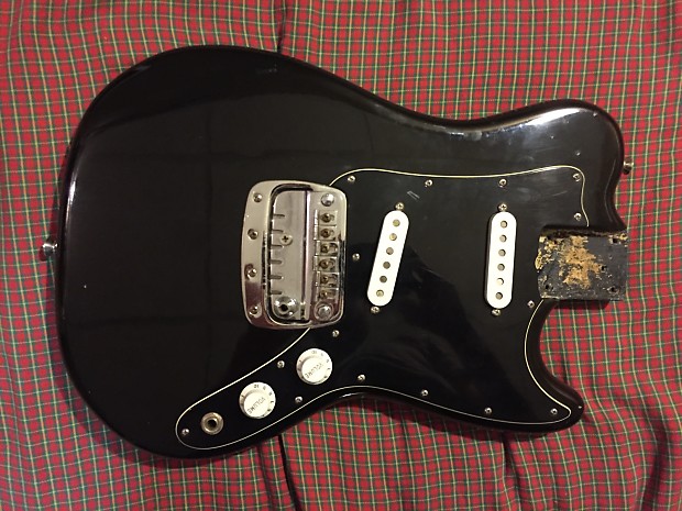 VINTAGE 1978 Fender Bronco Body Loaded (Black, Modified