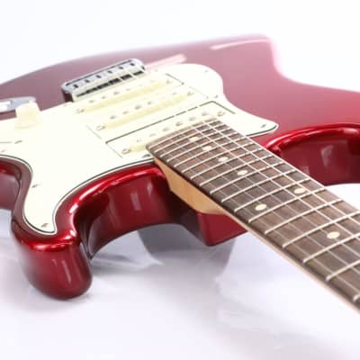 Mercurio Red Strat Stratocaster Electric Guitar Interchangeable Pickups #50809 image 9