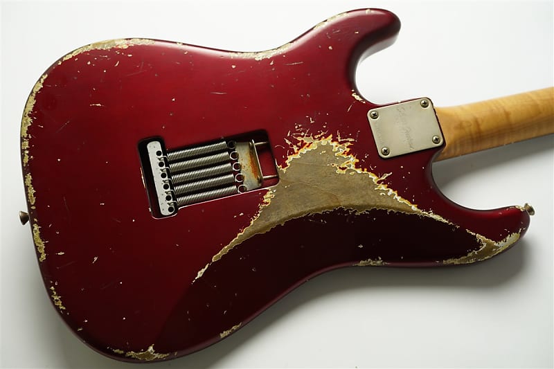 Xotic XSC-2 Heavy Aged / Alder / RM-R - Dark Candy Apple Red