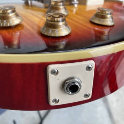 Epiphone Les Paul Standard Plus Top PRO - 2019 - Bourbon Burst les Paul electric guitar Flame image 12