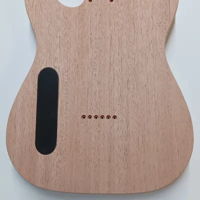 Shepard Custom Guitars  Telecaster Body Quilted Maple Top On 1pc Mahogany Backroute  2022 Unfinished image 3