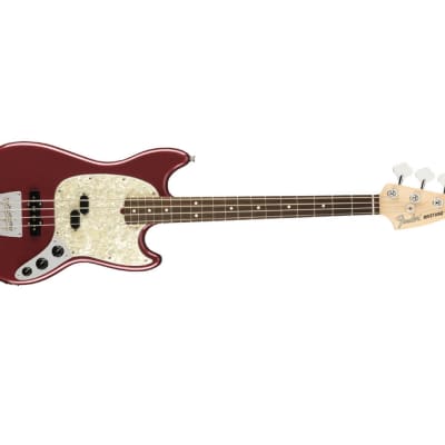 Fender American Performer Mustang Bass - Aubergine w/ Rosewood FB image 4