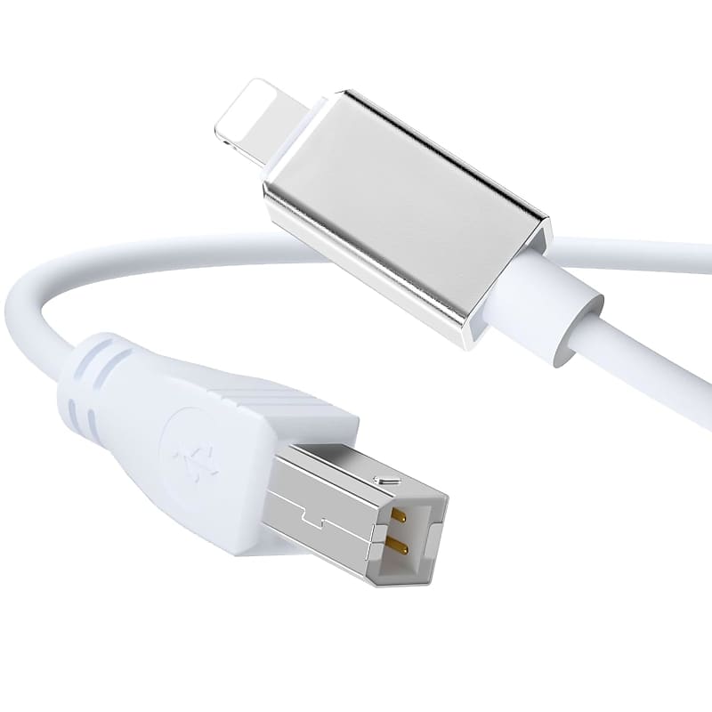 MeloAudio USB 2.0 Cable 2pack Type B & Type C To Midi Cable