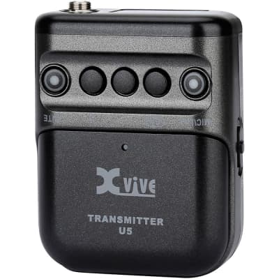 XVive U5T2 Dual-Channel Wireless System for Lavalier Microphone and Audio Devices  Black image 2