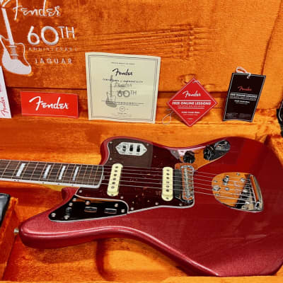 Fender 60th Anniversary LTD ED Fender Jaguar USA, Rosewood Fingerboard 2022 Mystic Dakota Red for sale