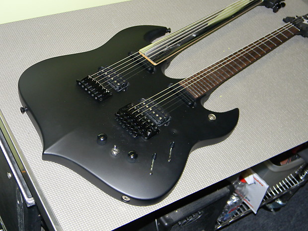 Vigier Bumblefoot Doubleneck Fretted Fretless necks 1 Handsigned by Ron Thal