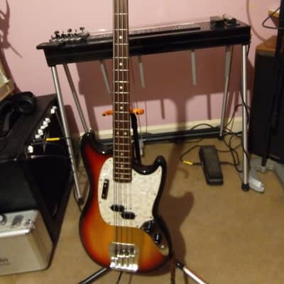 Vintage Fender Mustang Bass 1974 Sunburst image 24
