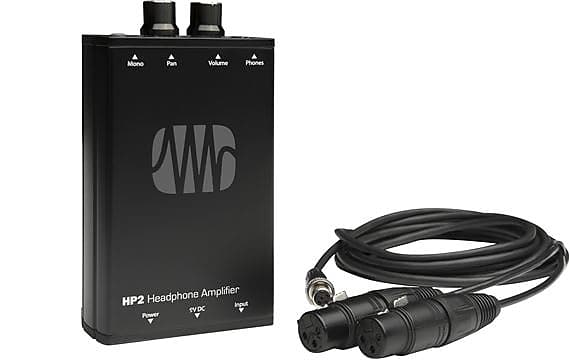 PreSonus HP2 Battery Powered Stereo Mono Headphone Amplifier image 1