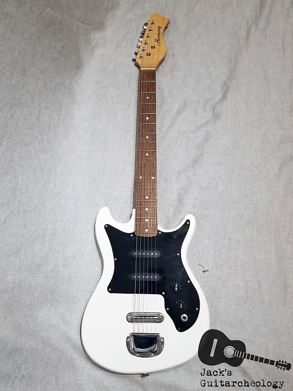 Harmony H-804 Electric Guitar (early 1980s, Olympic White