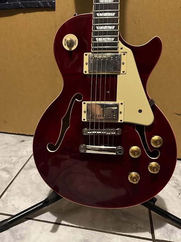 Epiphone les paul es pro wine red store