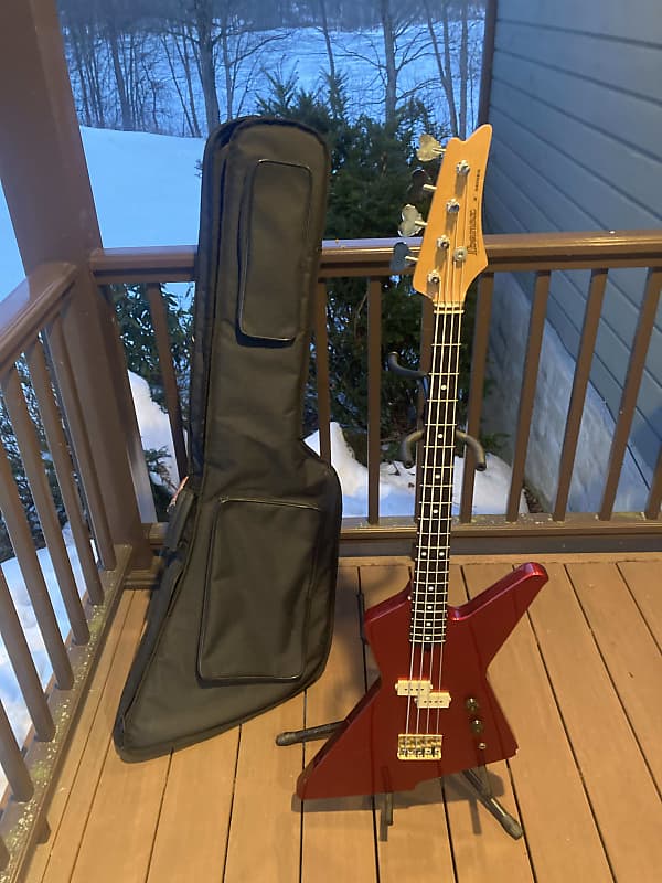 Ibanez DT600-FR Destroyer Bass 1983 - Fire Red image 1