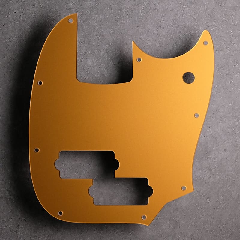 Deep Gold Mustang Bass PJ Pickguard Acrylic Reverb