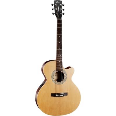 Cort Slim Body Depth SFX-MEOP SFX Cutaway Acoustic-Electric Spruce Top, Natural, Mint Condition image 1