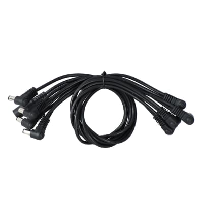 Eno Black 8 Way Daisy Chain Cable Guitar Effect Pedal Power Supply Adapter Cable image 5
