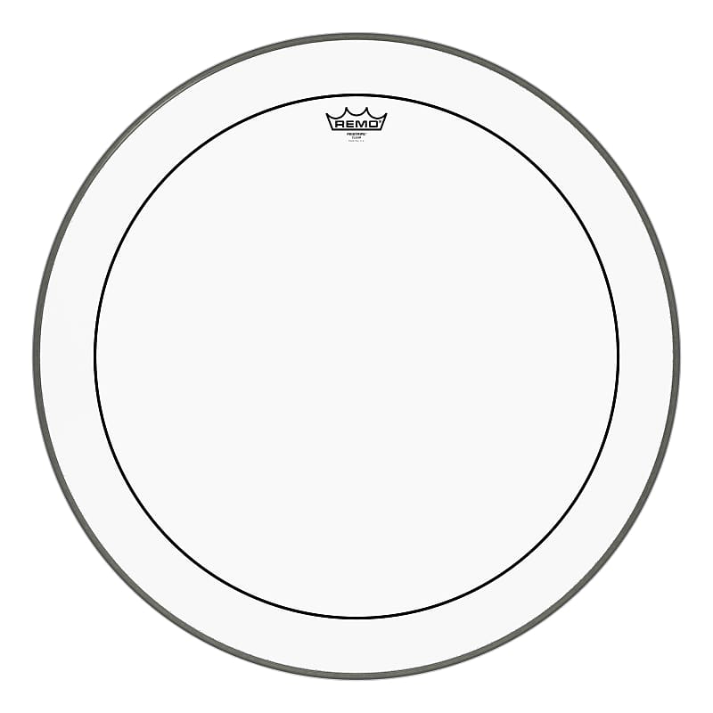 Remo 26" Pinstripe Clear Bass Drumhead image 1