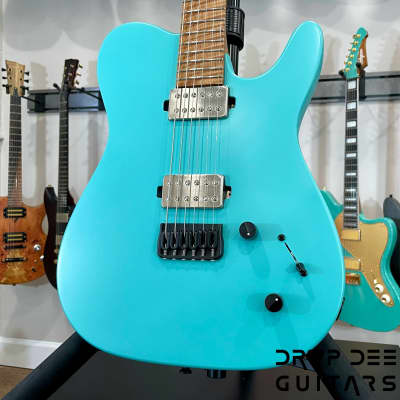 SMP Custom Shop Τρίτη Electric Guitar w/ Case-Seafoam Green image 4