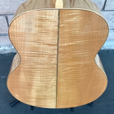 Goodall MJ-Flamed Maple, Sitka Spruce jumbo acoustic guitar-2000 image 8