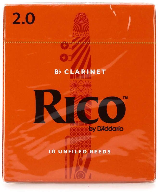 D'Addario RCA1020 Rico Bb Clarinet Reed - 2.0 (10-pack) image 1