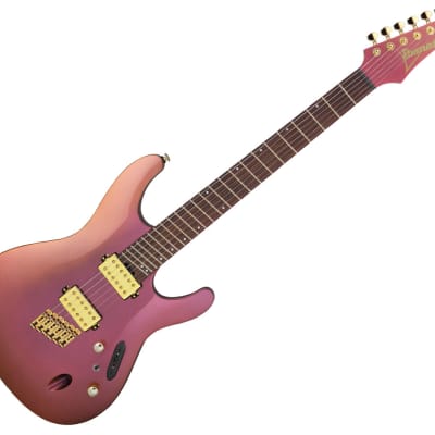 Ibanez SML721-RGC S Axe Design Lab Series Electric Guitar, Rose