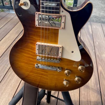 Gibson 50th Anniversary 1959 Reissue Les Paul Solid Body Electric Guitar 2019 - Bourbon Burst image 9