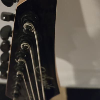 Agile Interceptor 727 Left Handed 7 string Electric Guitar 2015 - Transparent Black Flame image 9