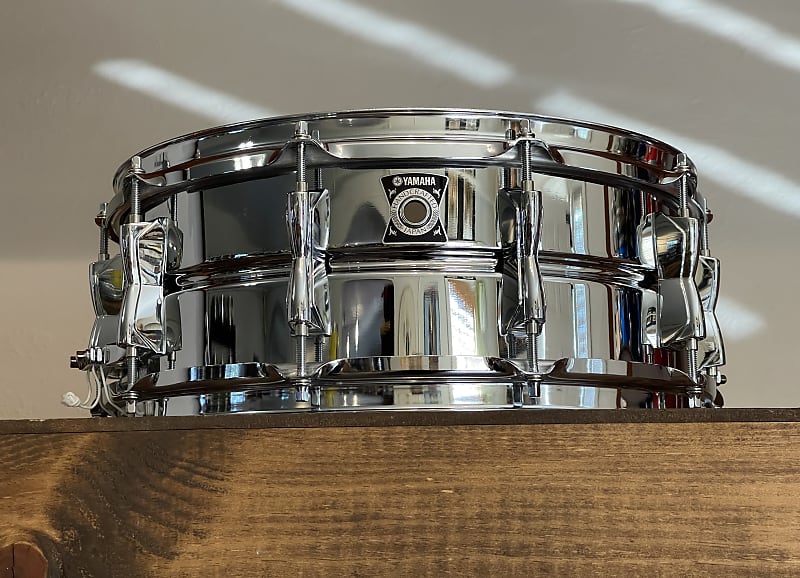 Yamaha SD-2455 Steel 5.5x14 Snare Drum Japan