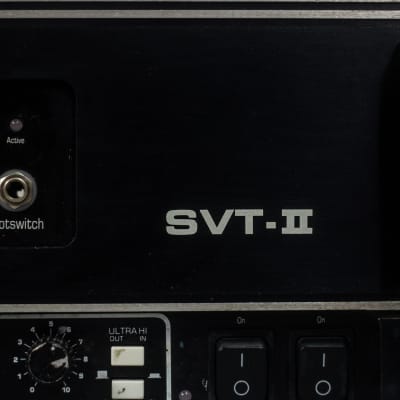 Ampeg SVT-II  valve bass head amp 1980s USA image 3