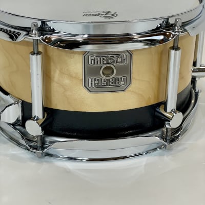 Gretsch Free Floating Maple Snare Drum in Natural Gloss 5.5x10 image 10
